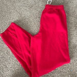 Hanes Red Sweatpants